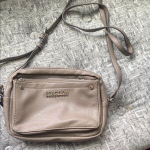 Kenneth Cole Reaction Beige Crossbody Bag